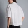 Ultiem katoen boxy-shirt met korte mouwen