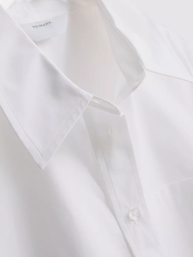 Ultiem katoen boxy-shirt met korte mouwen