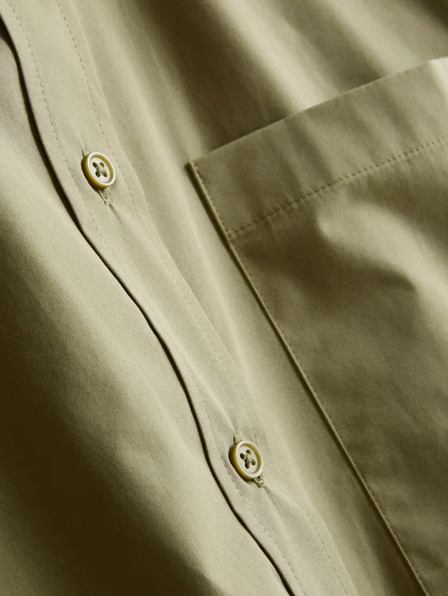 Ultiem katoen boxy-shirt met korte mouwen