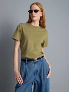 Ultiem katoenen T-shirt met ronde hals