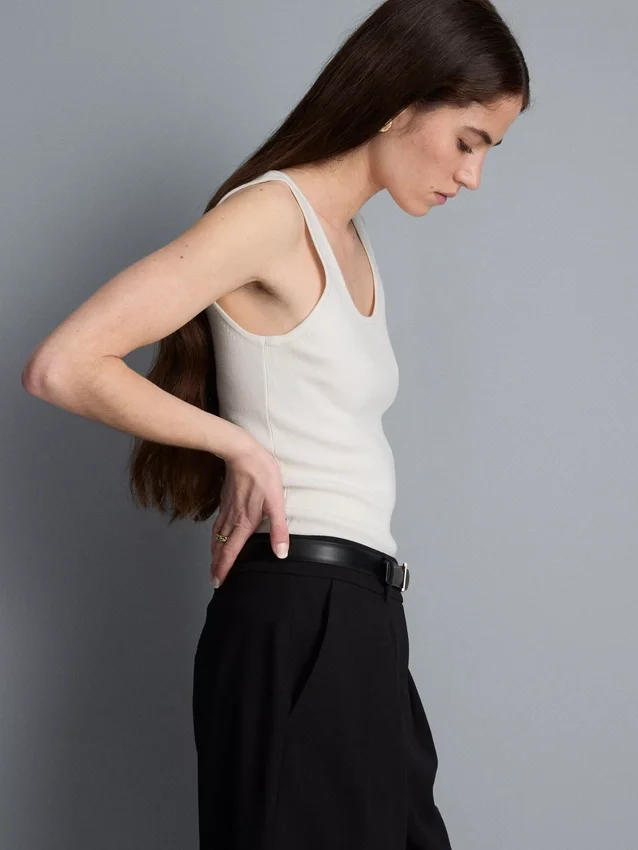 Ultieme gebreide tanktop