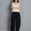 Ultieme katoenen denim Jeans met wijd uitlopende pijpen