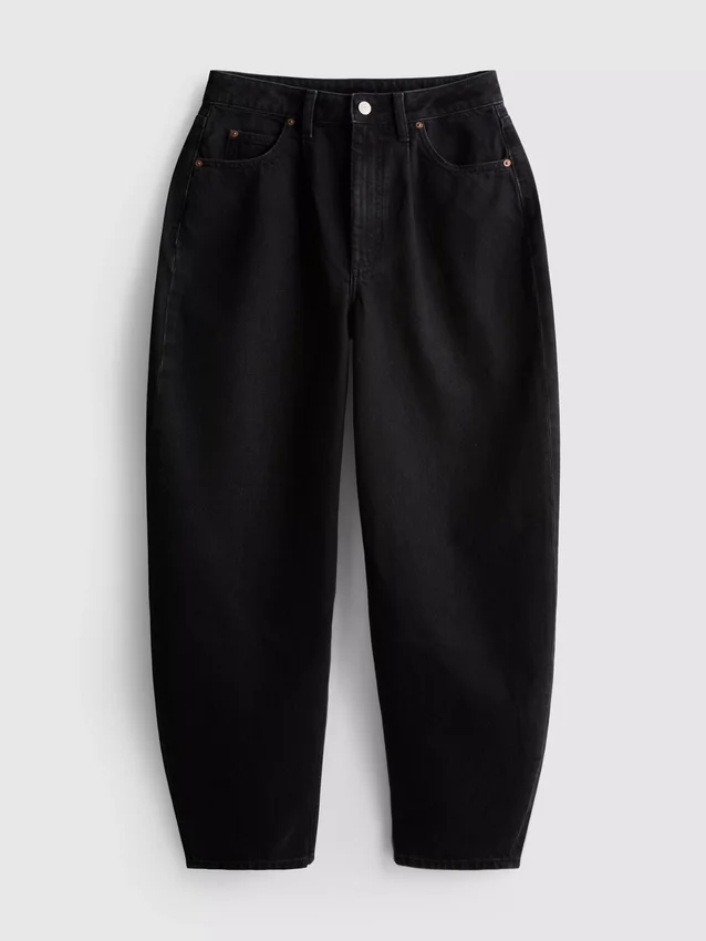 Ultieme katoenen denim Jeans met wijd uitlopende pijpen