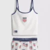 USA FC katoenrijke cami-shorty Pyjama's