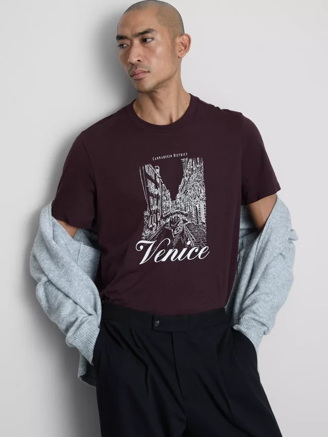 Venice T-shirt met korte mouwen