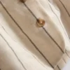 Vest met knopen van een katoenmix