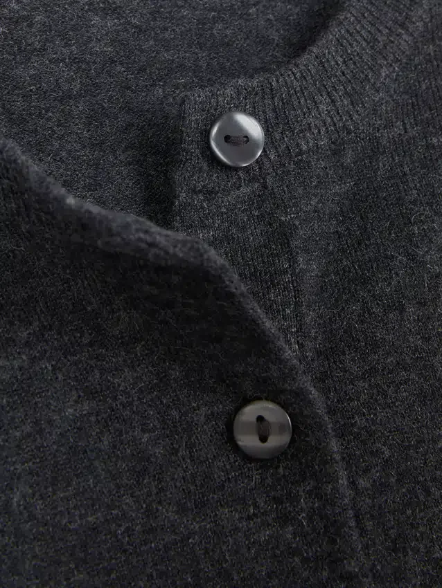 Vest met lange mouwen en ronde hals