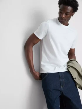 Wit T-shirt met normale pasvorm