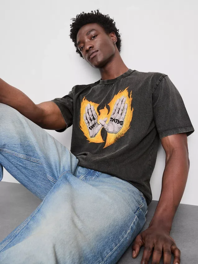 Wu Tang Clan T-shirt met korte mouwen