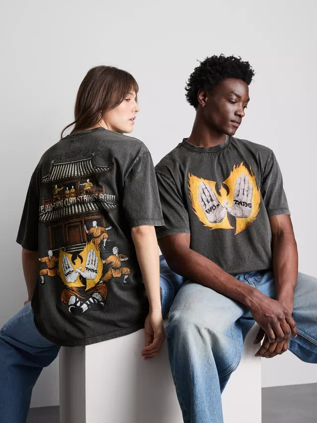 Wu Tang Clan T-shirt met korte mouwen