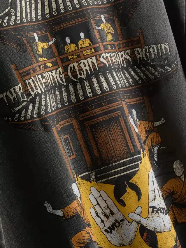 Wu Tang Clan T-shirt met korte mouwen