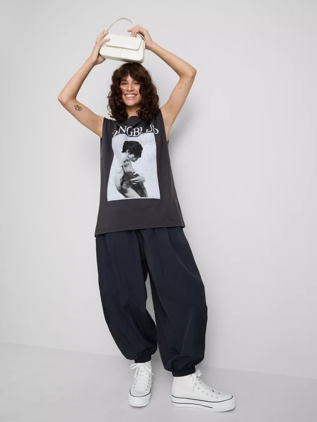Yungblud katoenen tanktop met print