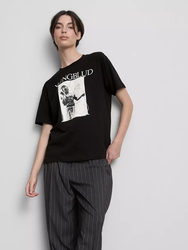 Yungblud T-shirt met korte mouwen en print