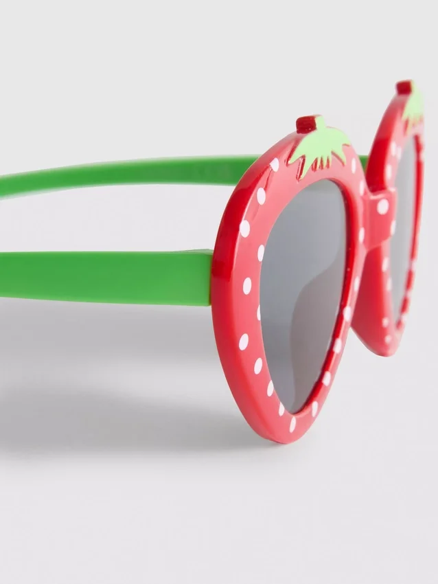 Zonnebril met aardbeienmontuur