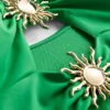 Zwemkleding met uitsnijdingen en zonnedetail
