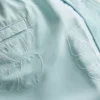 Zwemshort met geborduurde bladeren