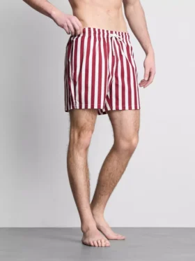 Zwemshort met strepen in ligstoelstijl