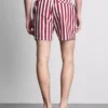 Zwemshort met strepen in ligstoelstijl