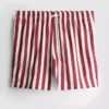 Zwemshort met strepen in ligstoelstijl