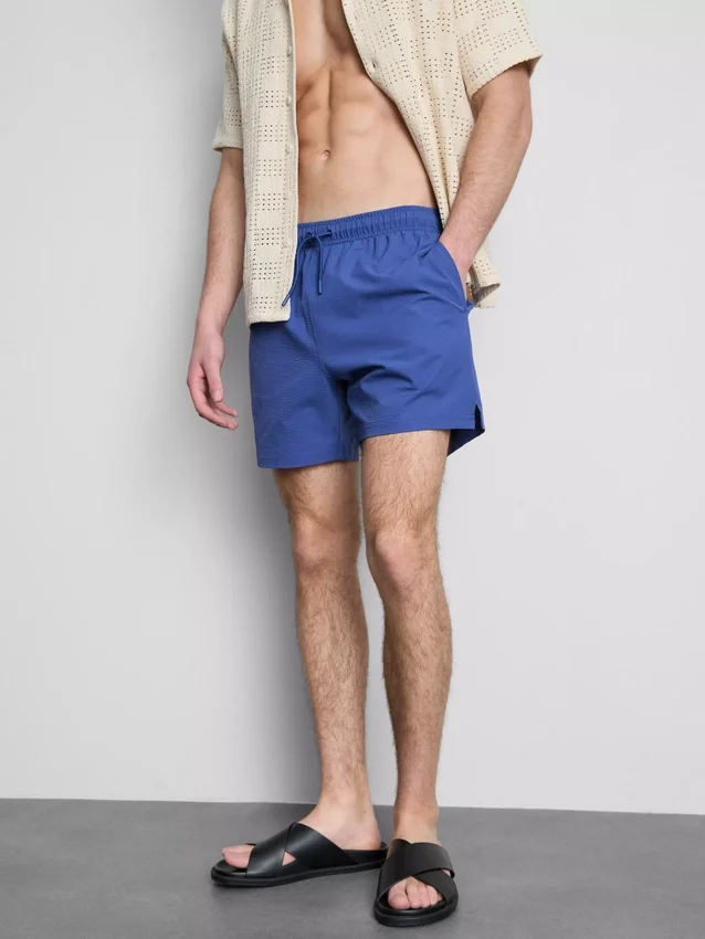 Zwemshort met textuur