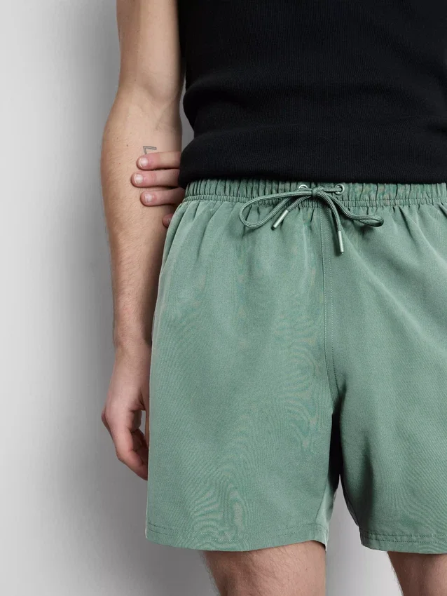 Zwemshort met textuur