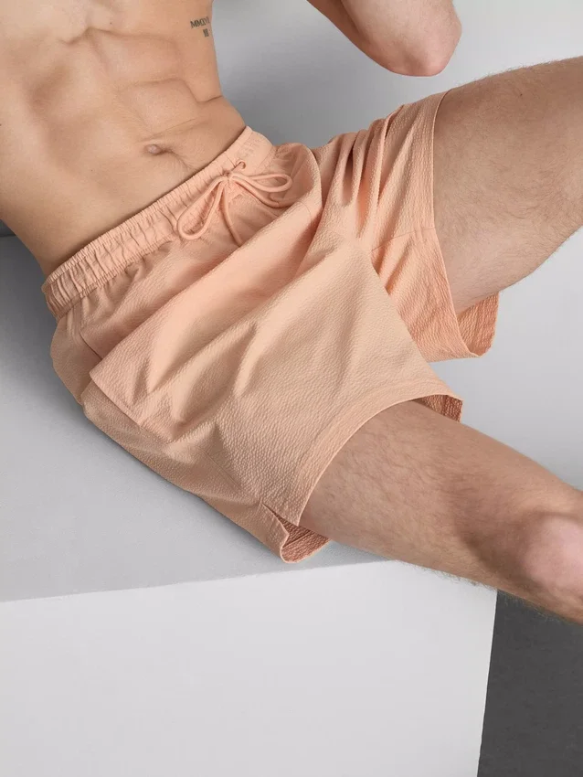Zwemshort met textuur