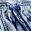 Zwemshort met textuur van mediterrane tegels
