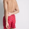 Zwemshort met zeilbootmotief