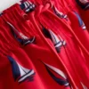 Zwemshort met zeilbootmotief